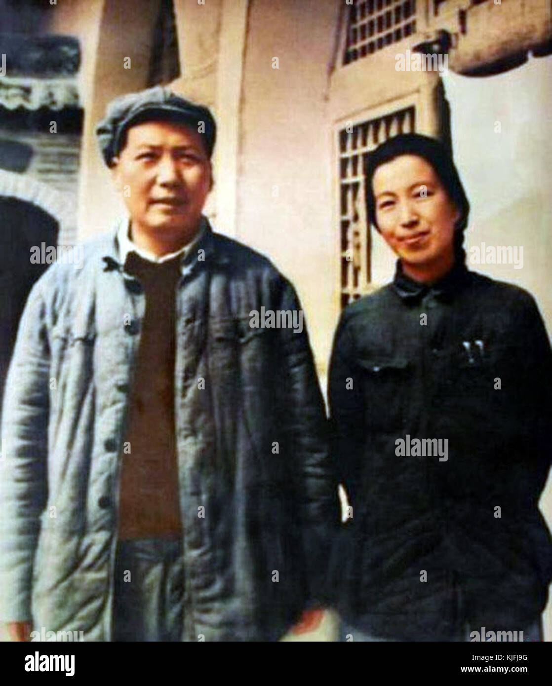 Mao et Jiang Qing 1946 Banque D'Images