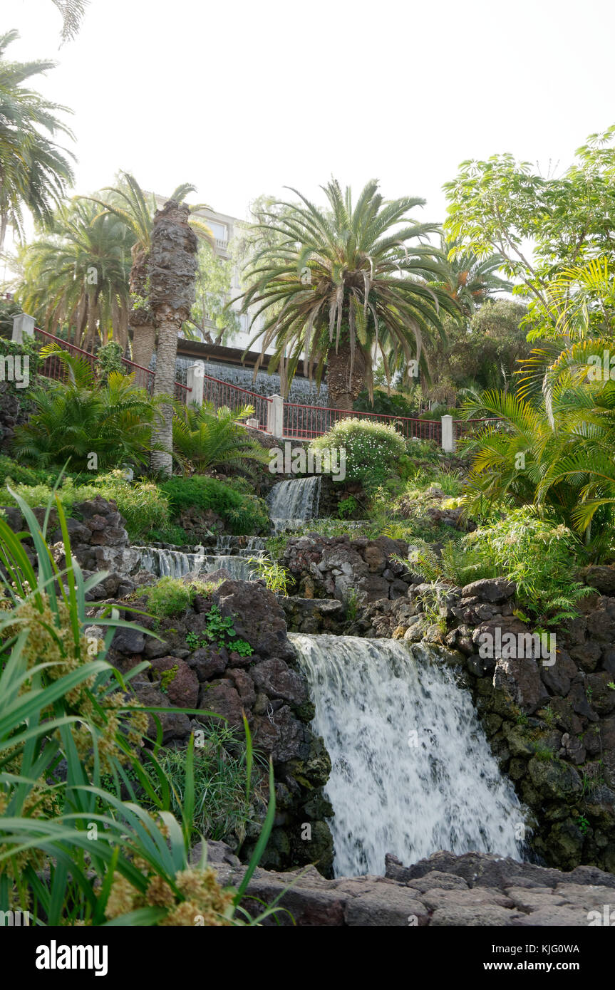 Parque Taoro puerto de la cruz tenerife canaries îles Eolies Banque D'Images