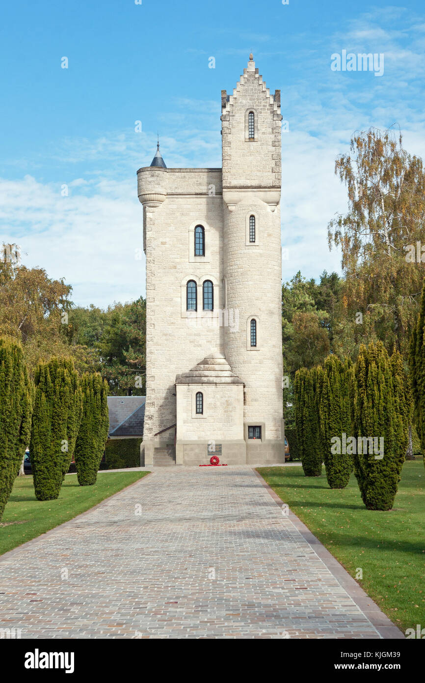 La tour d'Ulster, Thiepval, est d'Irlande's national War Memorial. Elle commémore le 36e Division (Ulster) et tous de l'Ulster qui sont morts dans la PREMIÈRE GUERRE MONDIALE Banque D'Images