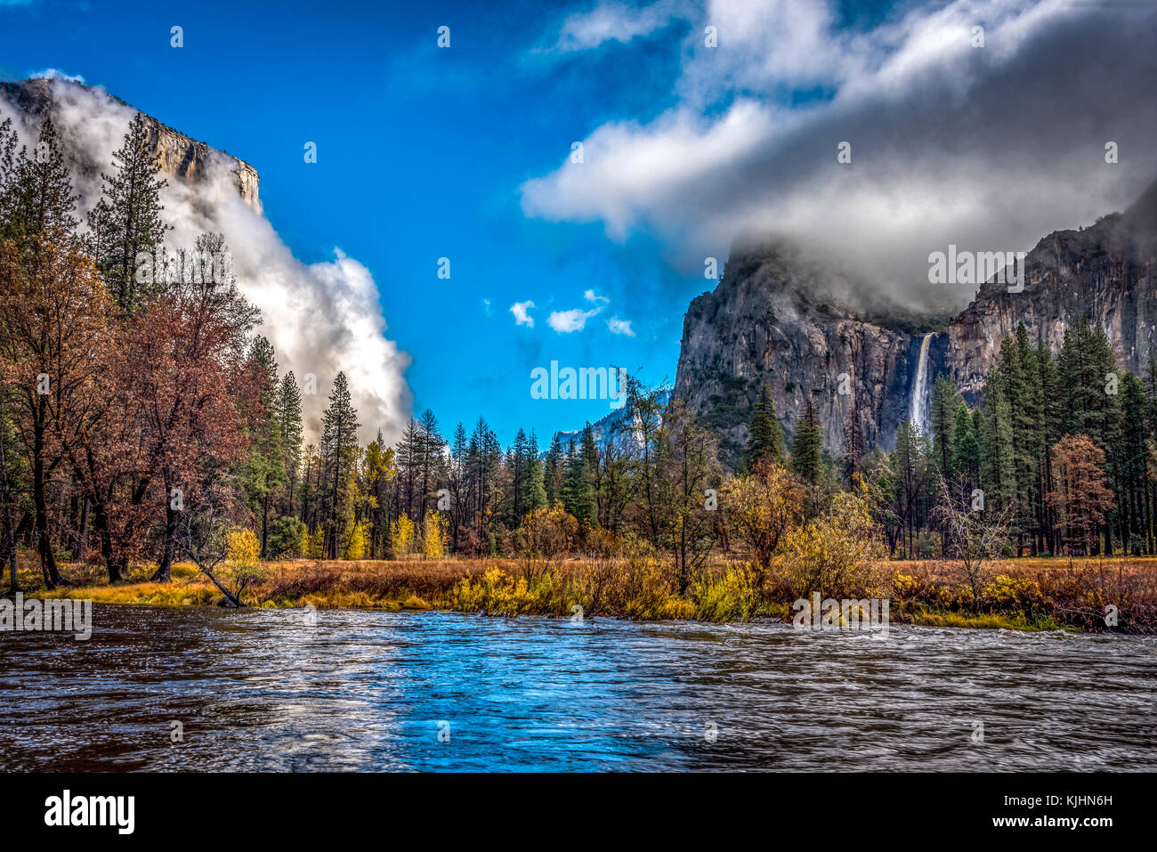 Paysage de Yosemite National Park, Californie Banque D'Images