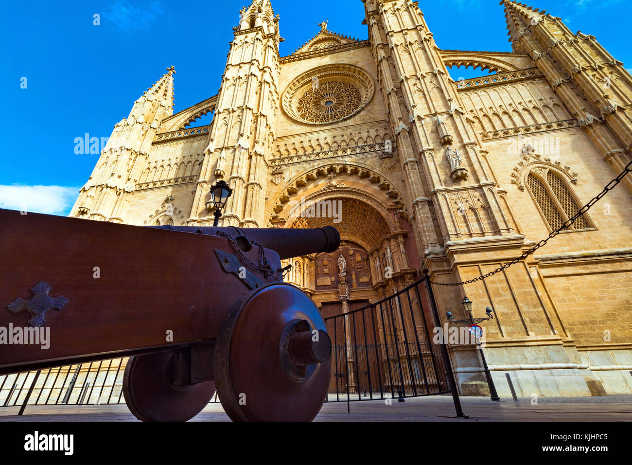 La cathédrale de Palma, Majorque, Baléares, Espagne Banque D'Images