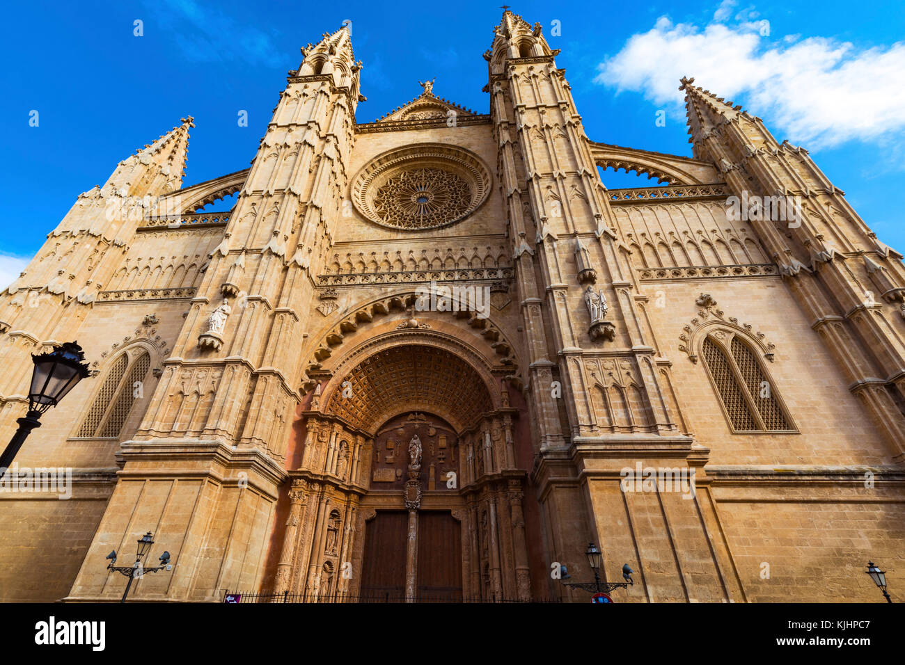 La cathédrale de Palma, Majorque, Baléares, Espagne Banque D'Images