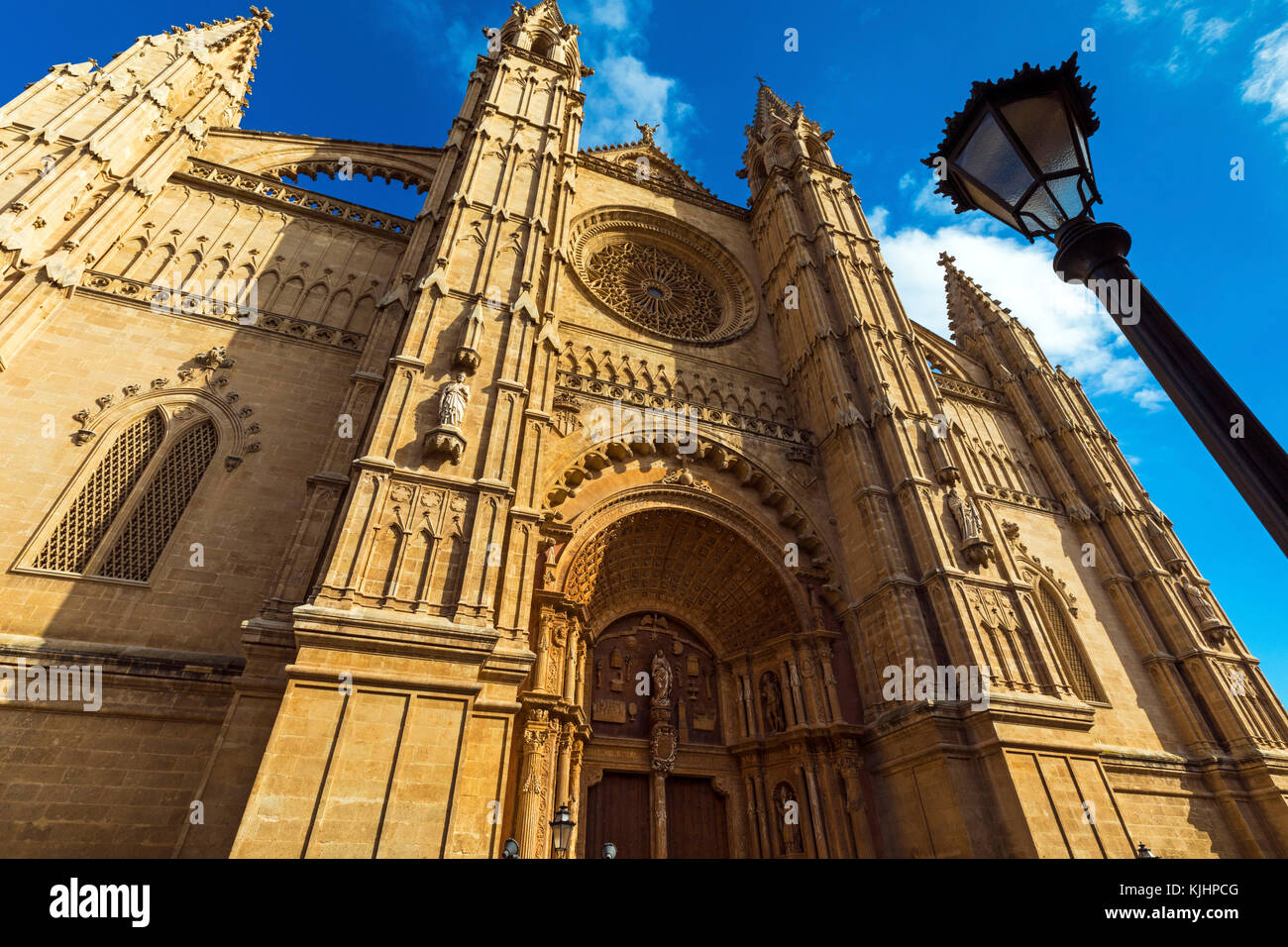 La cathédrale de Palma, Majorque, Baléares, Espagne Banque D'Images