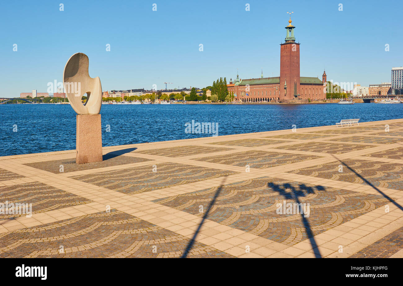 Stockholm City Hall (Stockholms Stadshus) On Sunny Evening