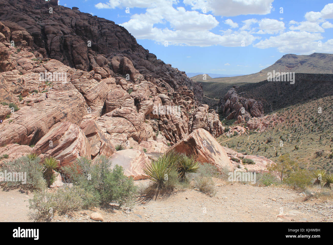 Des scènes et des sujets dans et autour de la Red Rock Canyon National Conservation Area près de Las Vegas, Nevada Banque D'Images