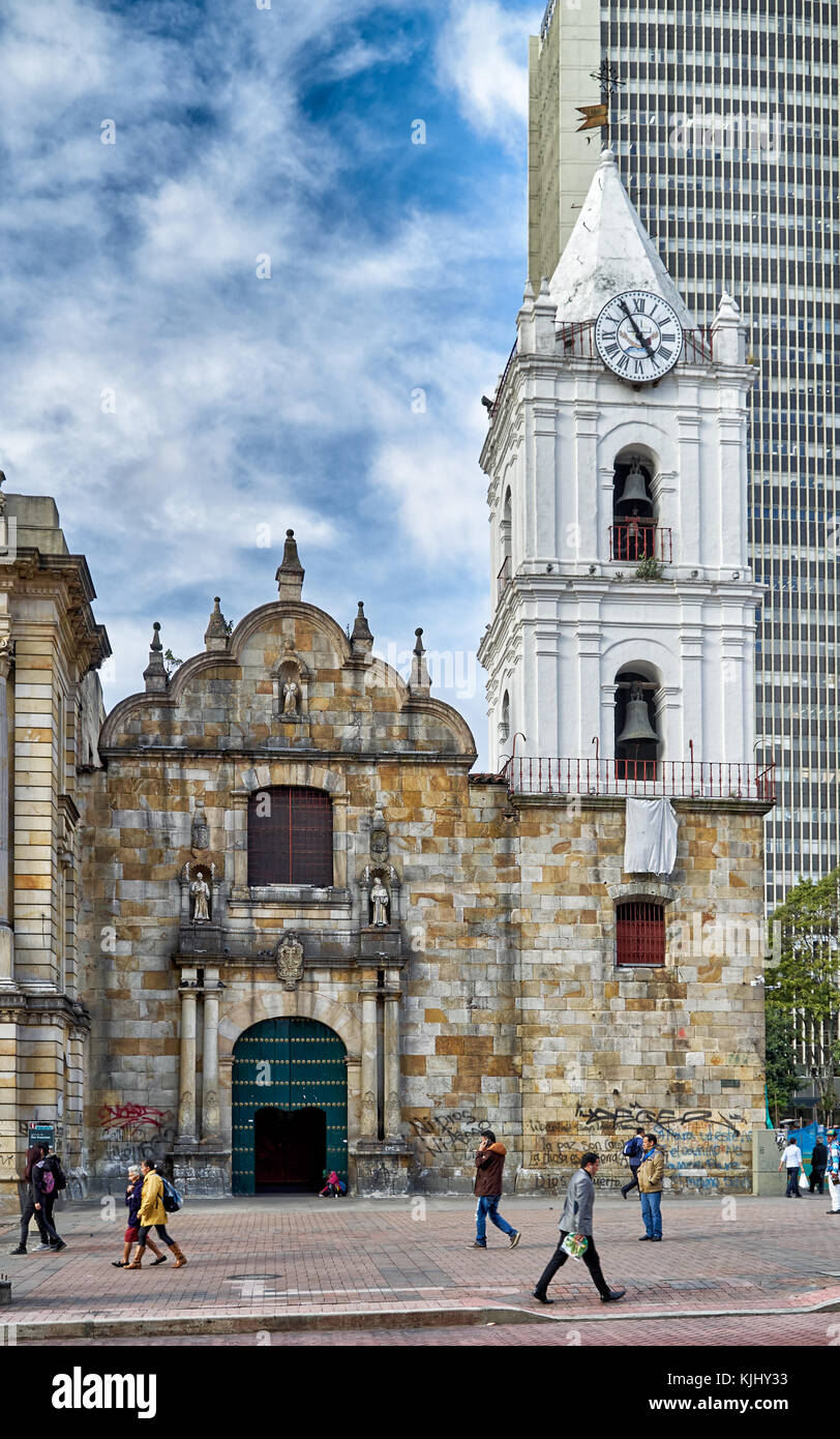 Église SAINT FRANÇOIS ou Iglesia de San Francisco, Bogota, Colombie, Amérique du Sud Banque D'Images
