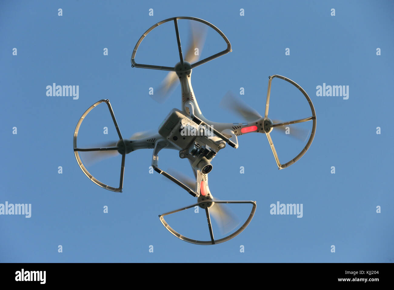 Drone avec vol de l'appareil photo. La France. Banque D'Images