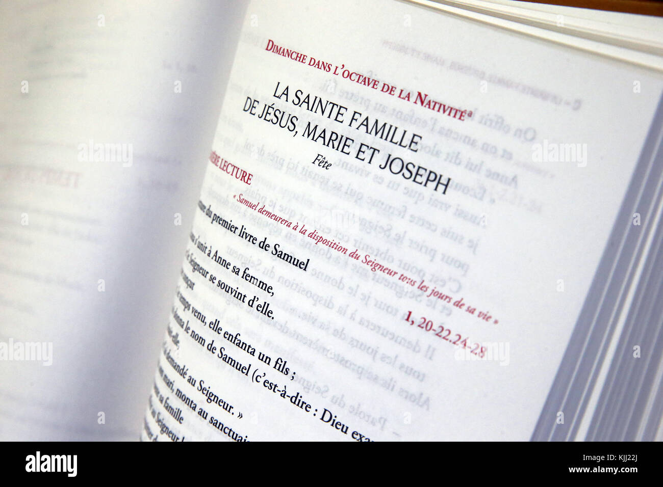 Sainte bible. La France. Banque D'Images