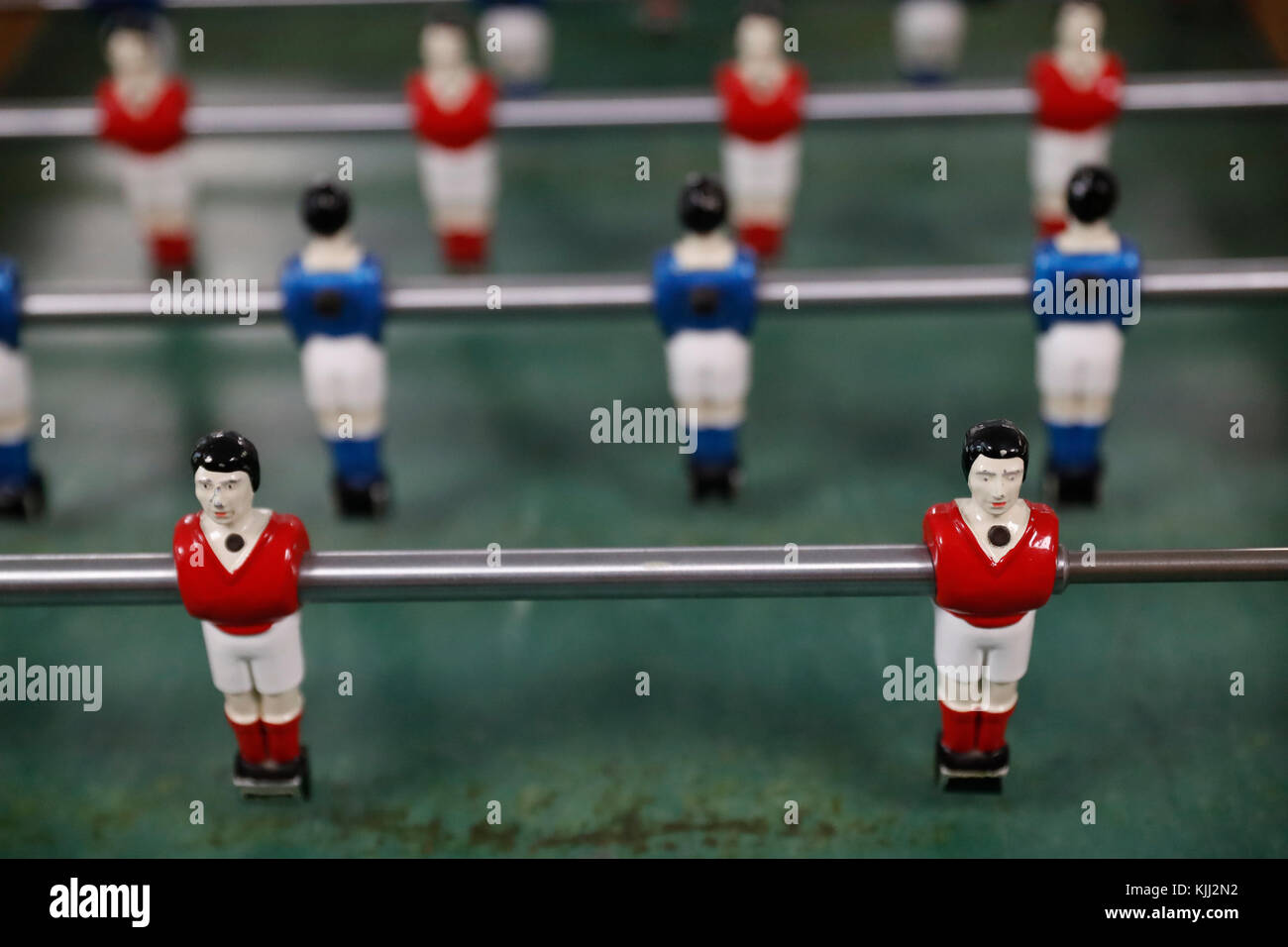 Baby foot. La France. Banque D'Images