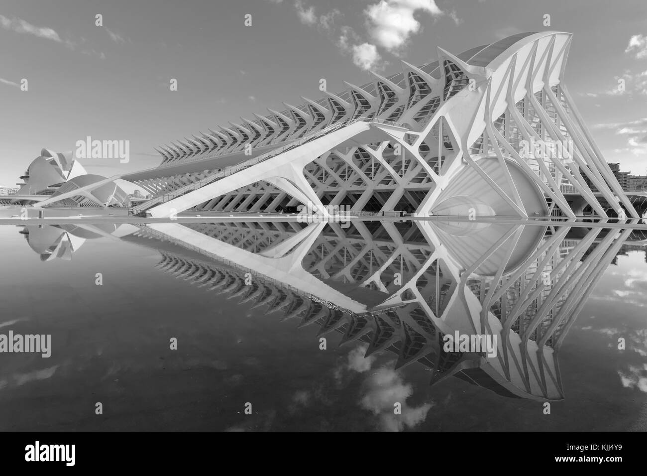 Musée des Sciences de la Cité des Arts et des Sciences, Valence, Espagne Banque D'Images