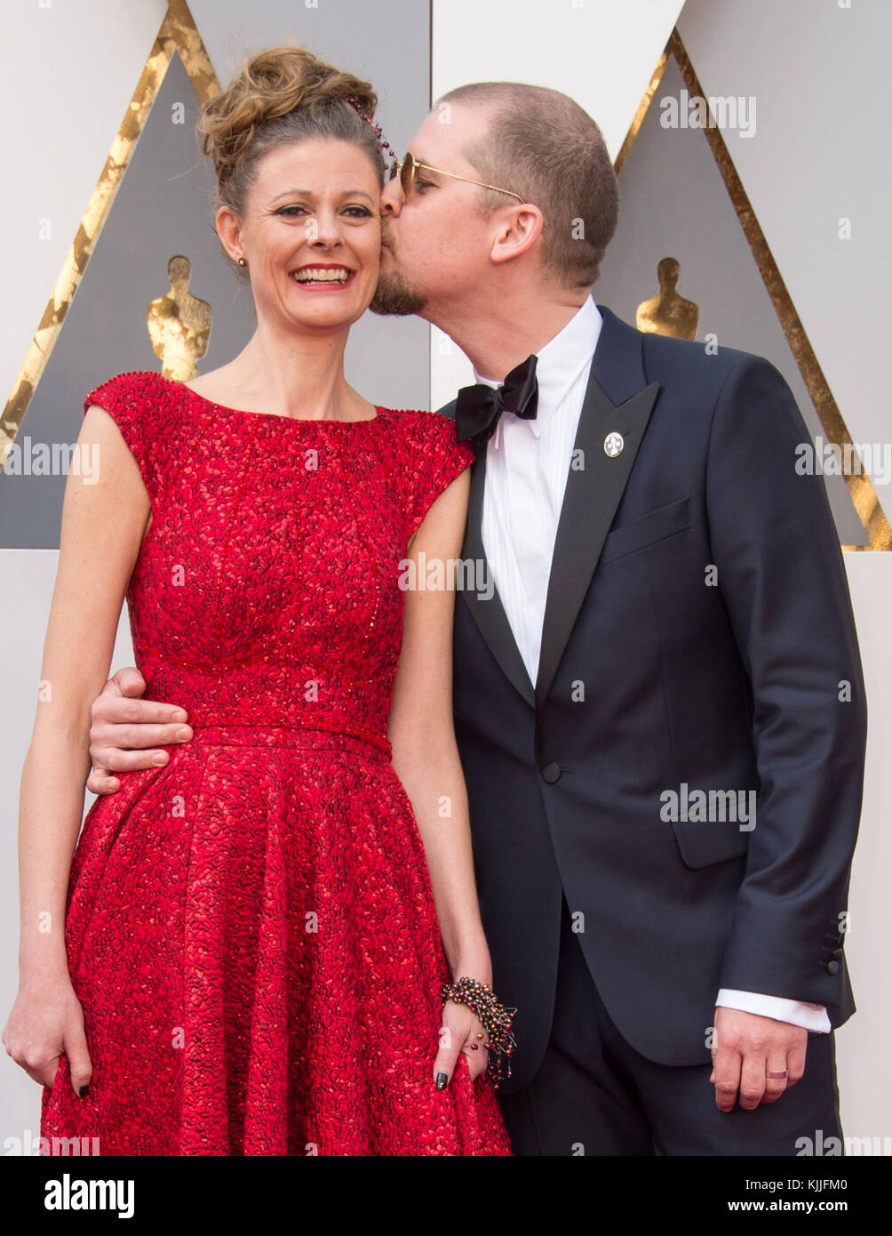 HOLLYWOOD, CA - FÉVRIER 28 : Eva von Bahr et Love Larson assistent à la 88e cérémonie annuelle des Oscars au Hollywood & Highland Center le 28 février 2016 à Hollywood, Californie. Les gens : Eva von Bahr et Love Larson Banque D'Images