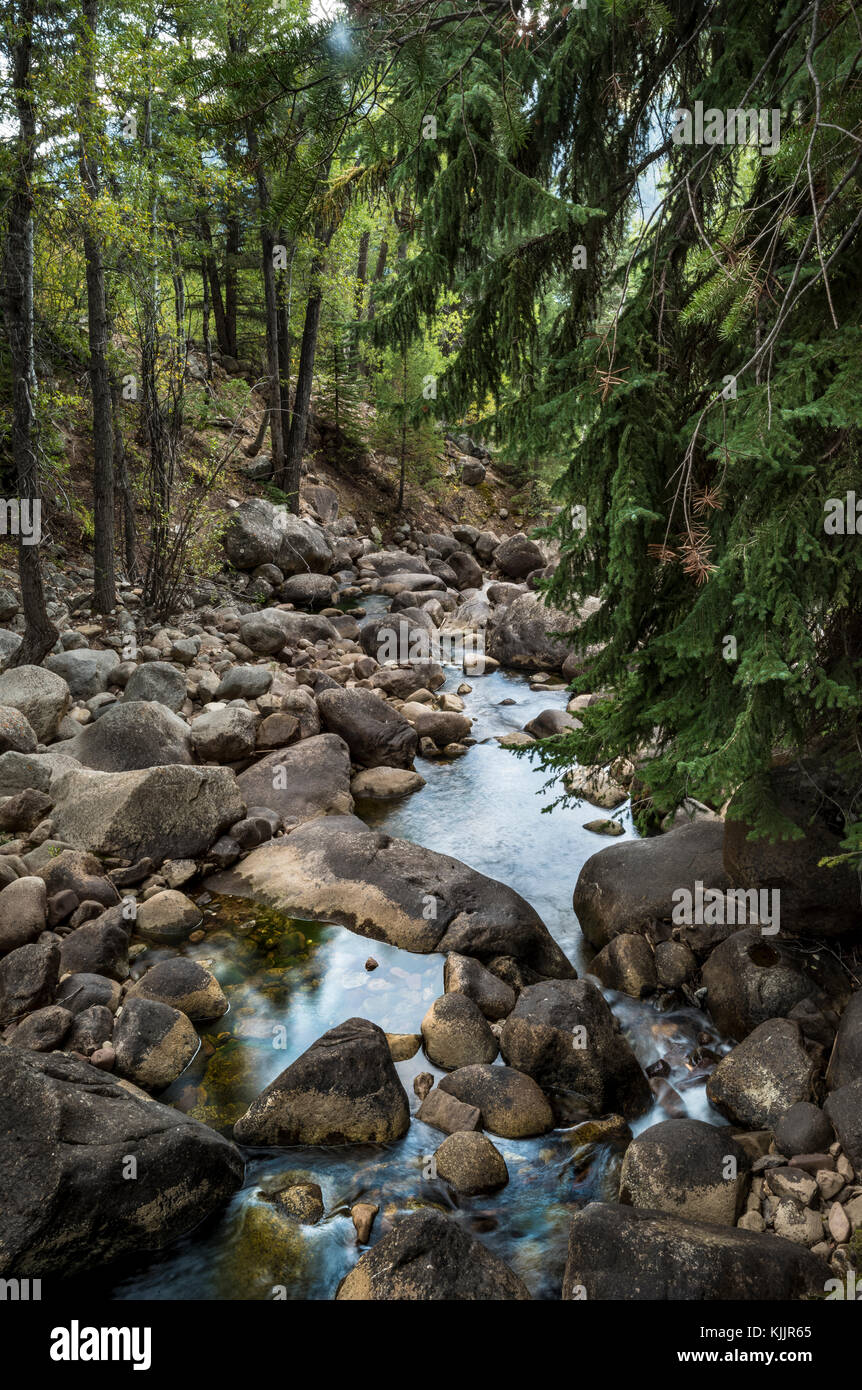 HUNTER CREEK TRAIL ASPEN COLORADO 81611 Banque D'Images