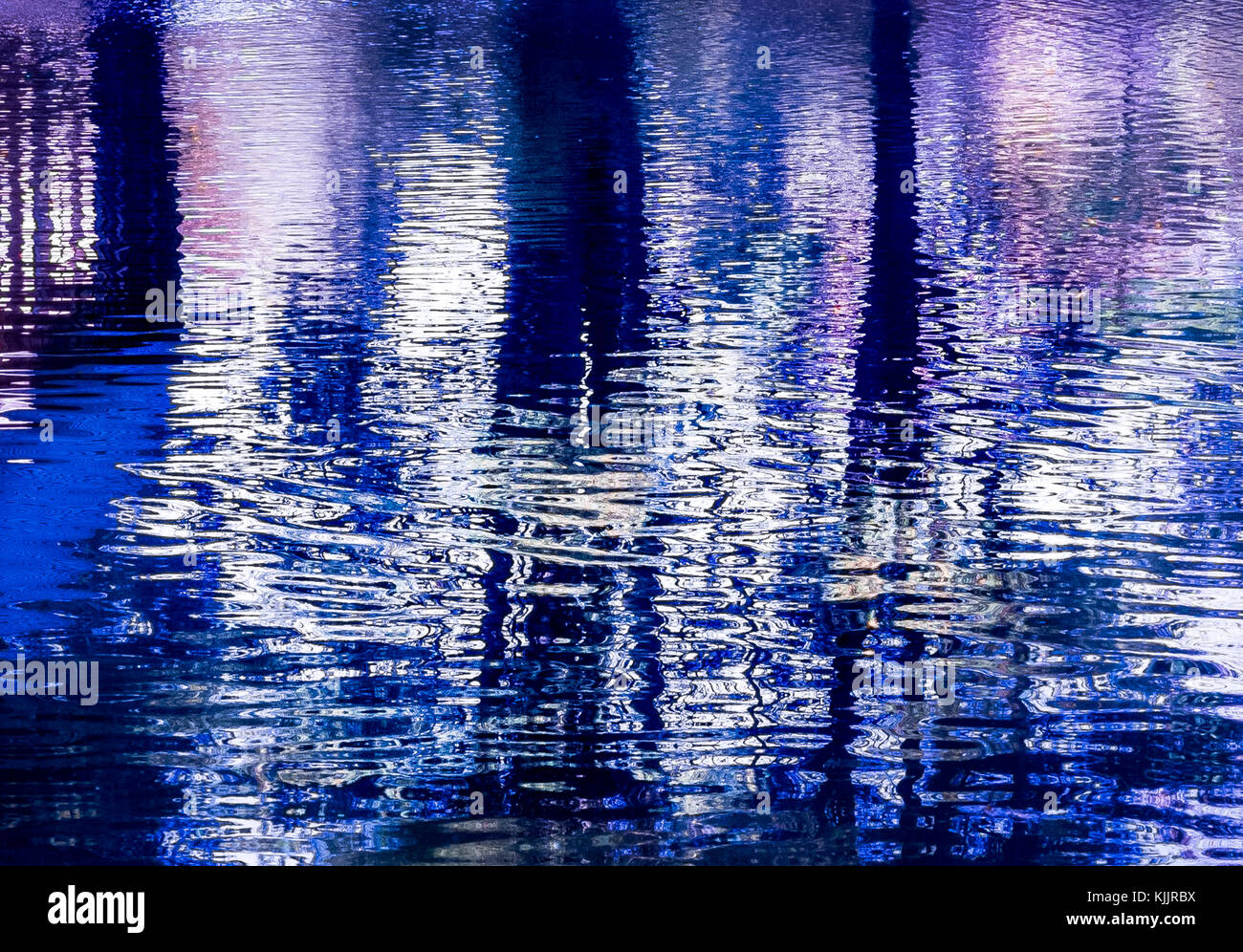 Réflexions sur un lac CONNECTICUT Banque D'Images