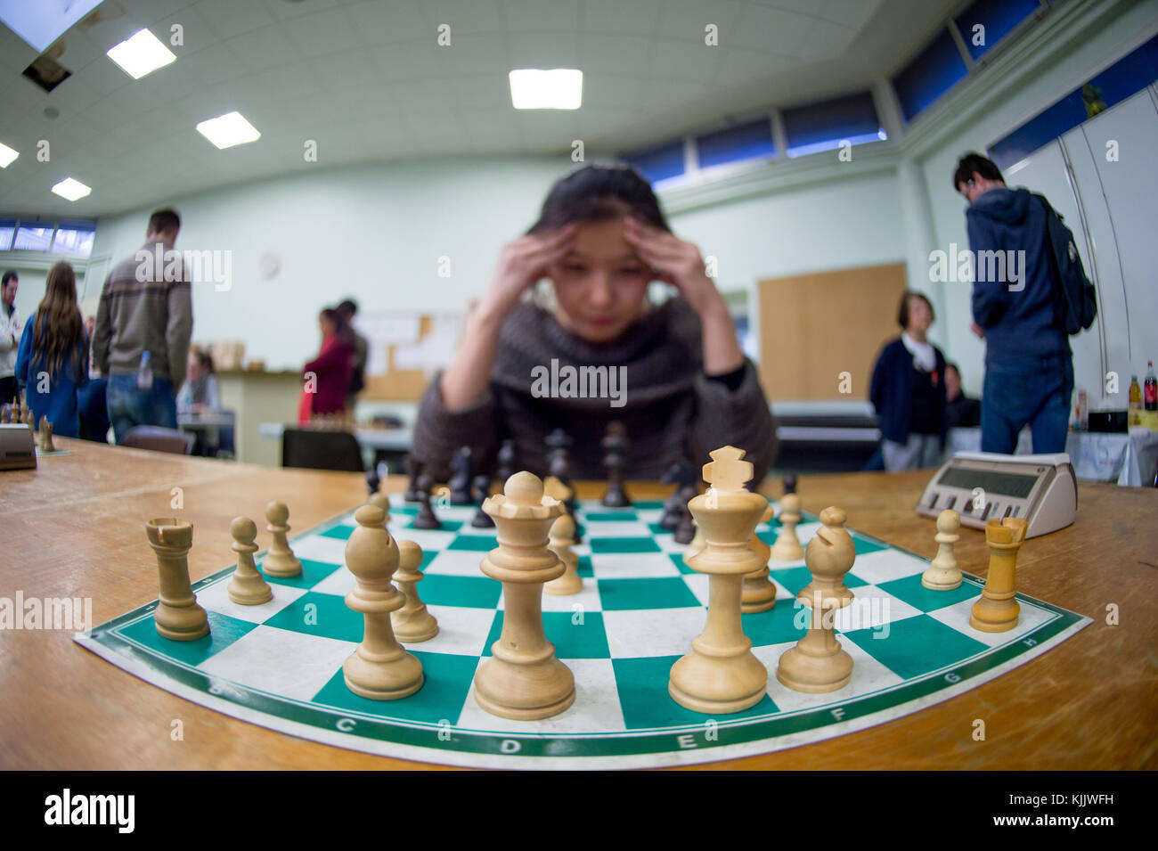 Jeu d'échecs. La France. Banque D'Images