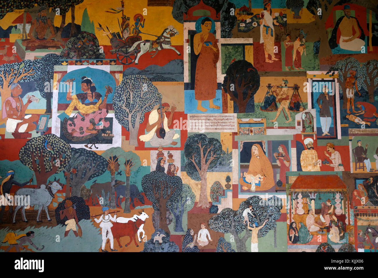 Gandhi Smriti autrefois connu sous le nom de maison ou Birla Bhavan Birla, est un musée consacré au Mahatma Gandhi. En plein air. Delhi. L'Inde. Banque D'Images