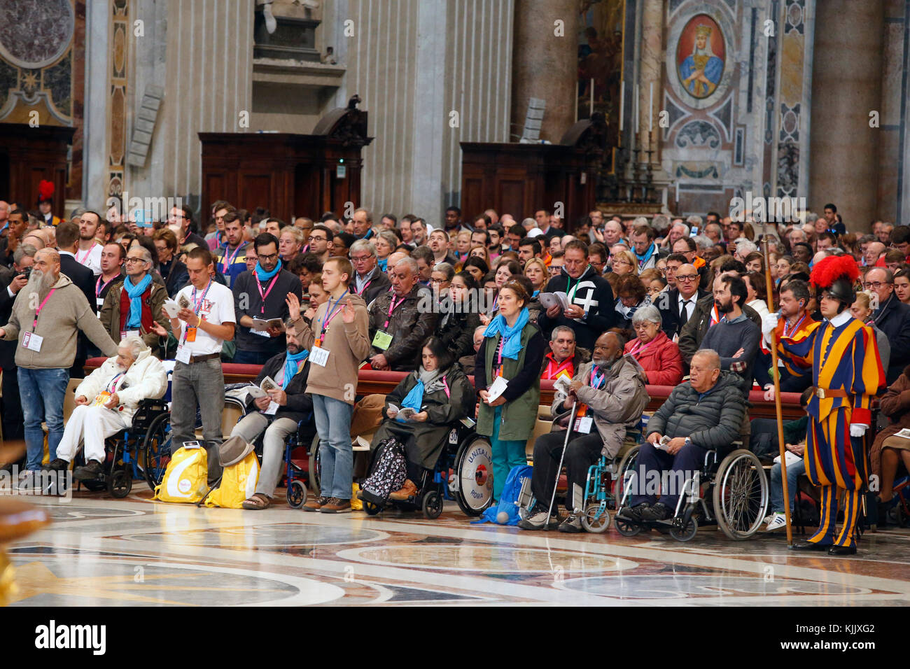 Fratello festival. Messe dans la basilique Saint Pierre, Rome. L'Italie. Banque D'Images
