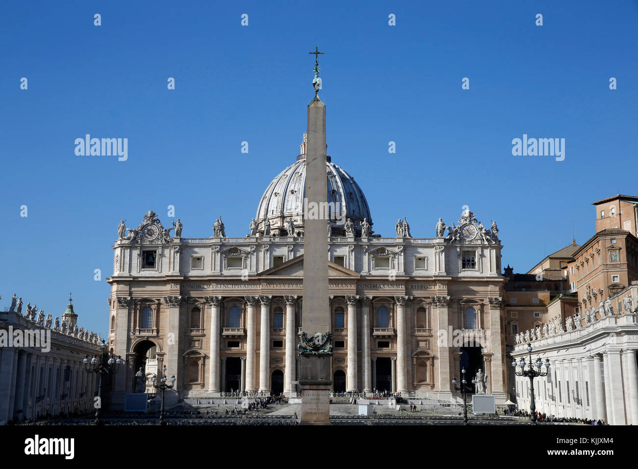 La basilique Saint Pierre, Rome. L'Italie. Banque D'Images
