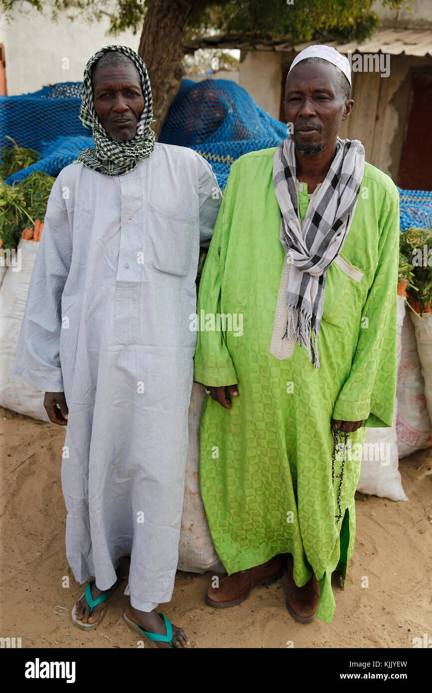 Les musulmans sénégalais. Le Sénégal. Banque D'Images