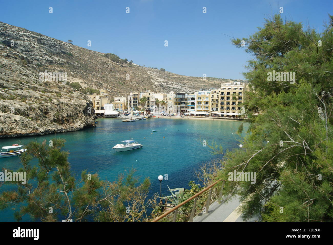 Xlendi Bay, Gozo, Malte Banque D'Images