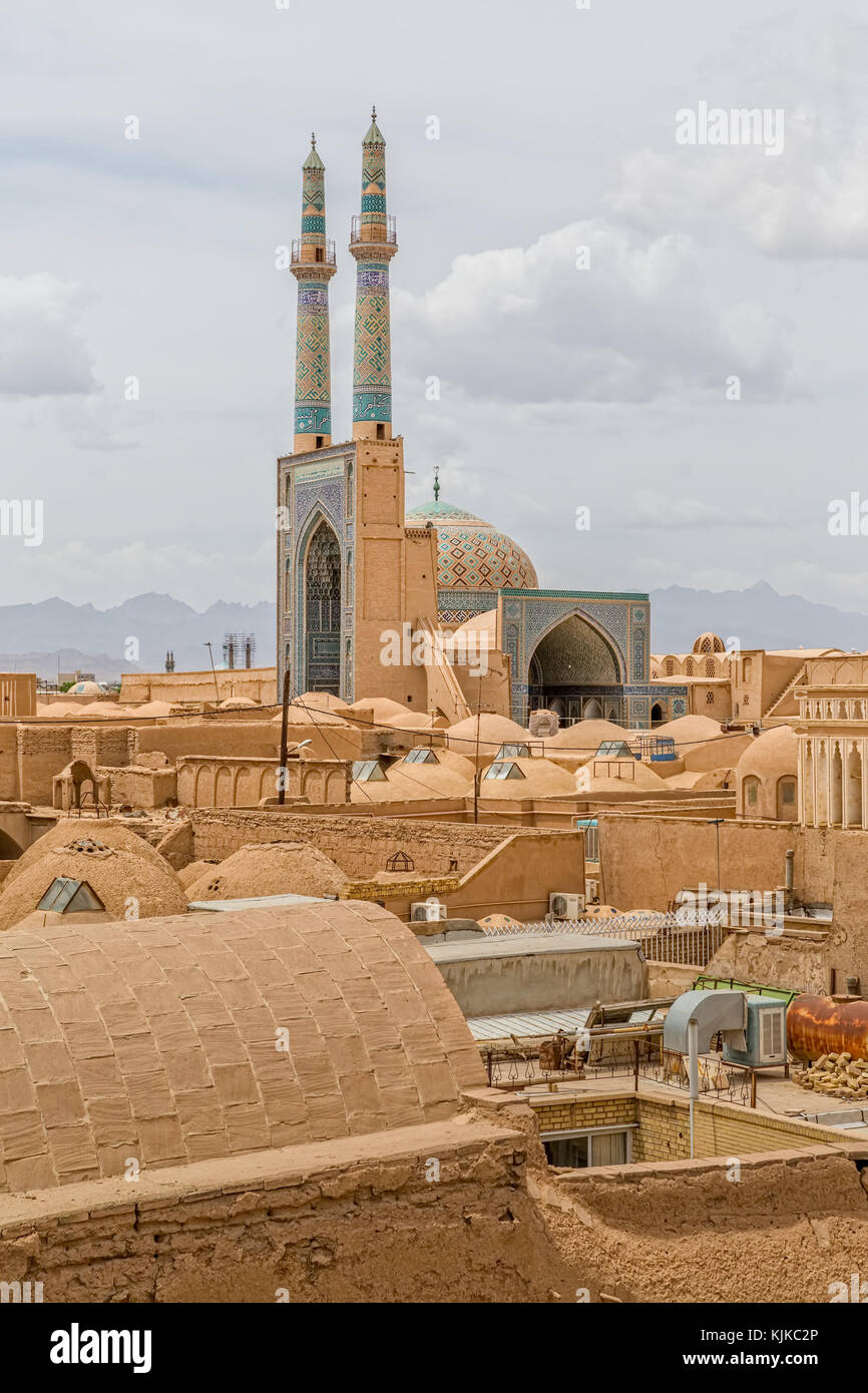 La mosquée de Yazd, yame Banque D'Images