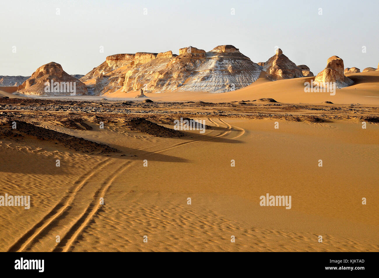 Agabat, désert province Assiout. L'Égypte. Banque D'Images
