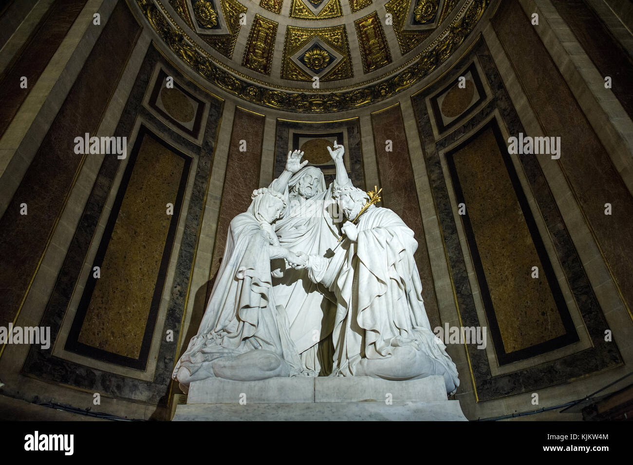 Eglise de La Madeleine, Paris. 1763. Mariage de Joseph et Marie. La France. Banque D'Images