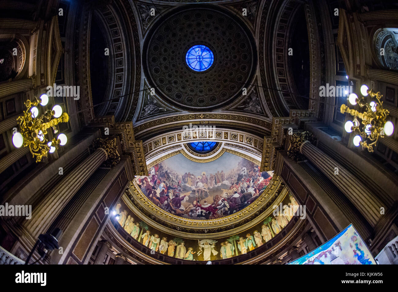 Eglise de La Madeleine, Paris. Fresque de JulesClaude Ziegler (1804