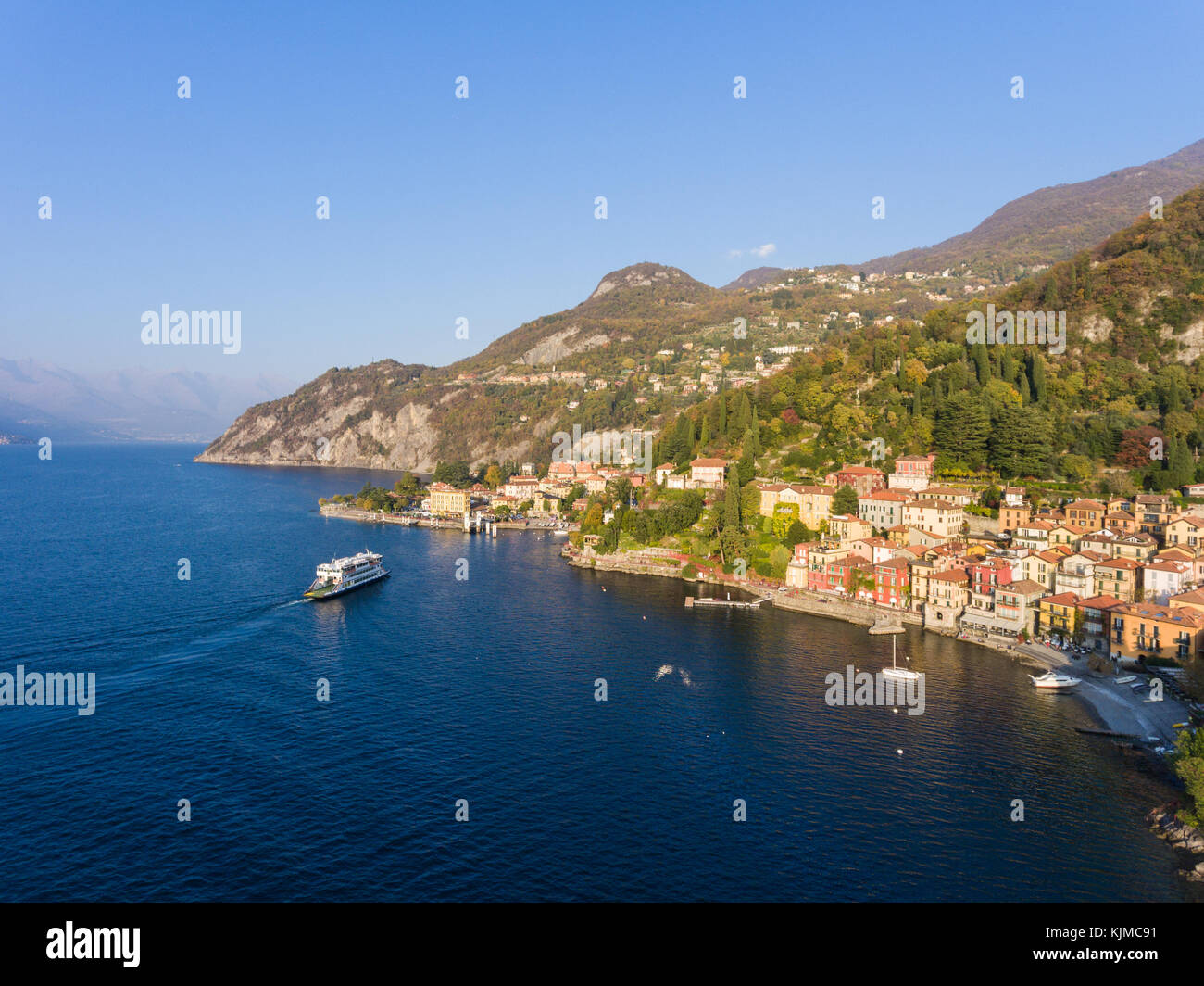 Destination touristique sur le lac de Côme en Italie. Vacances en Lombardie Banque D'Images
