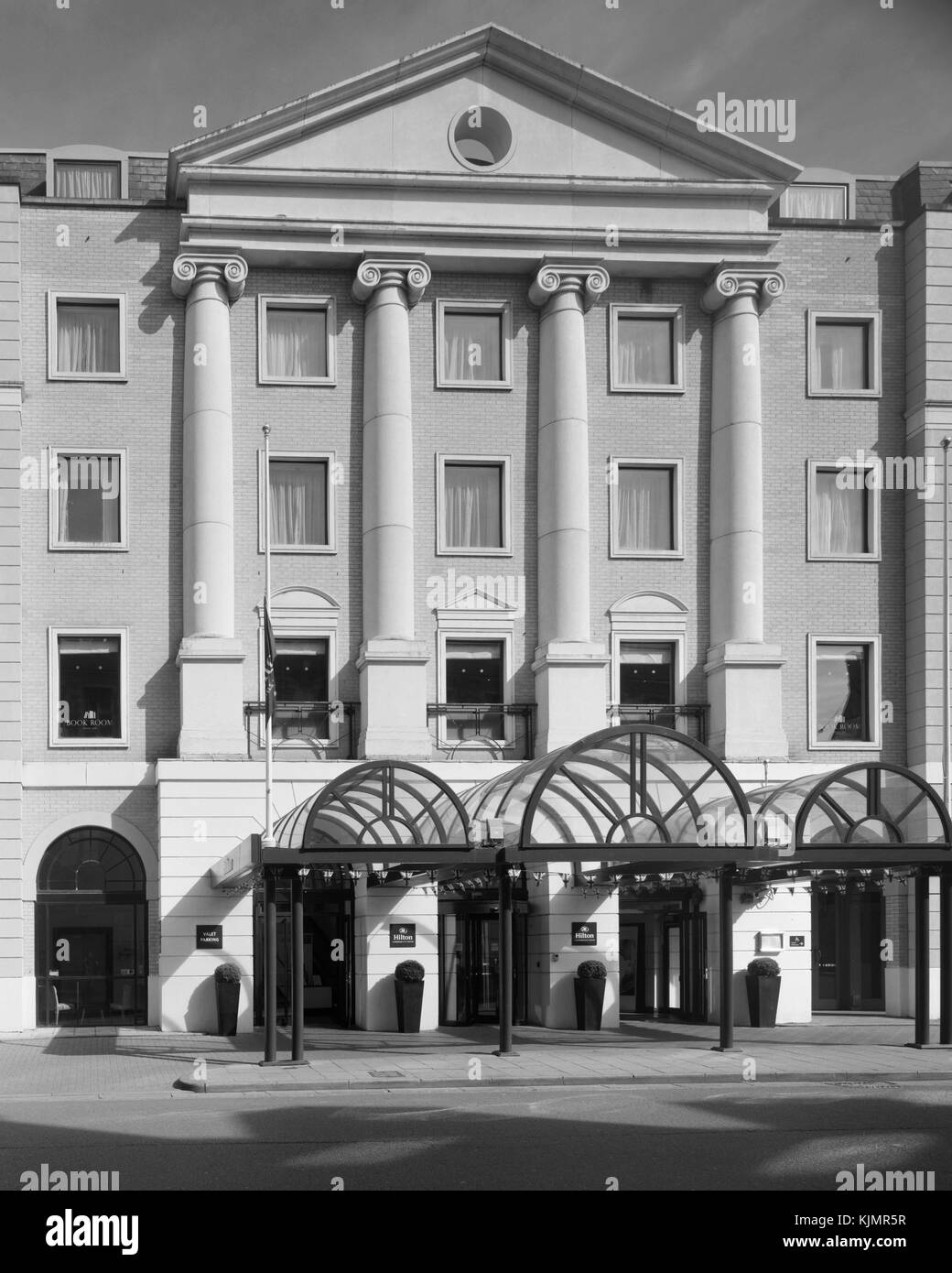 Centre-ville de Cambridge Hôtel Hilton à Downing Street Banque D'Images