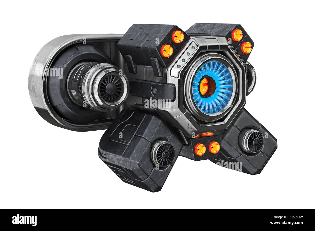 Moteur rocket science-fiction Banque D'Images