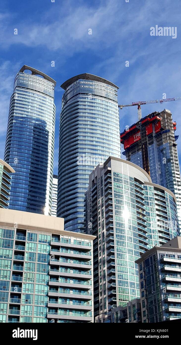 Condo neuf immeubles de Toronto. Banque D'Images