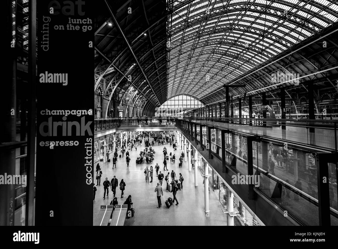 La gare de Kings Cross, London Banque D'Images