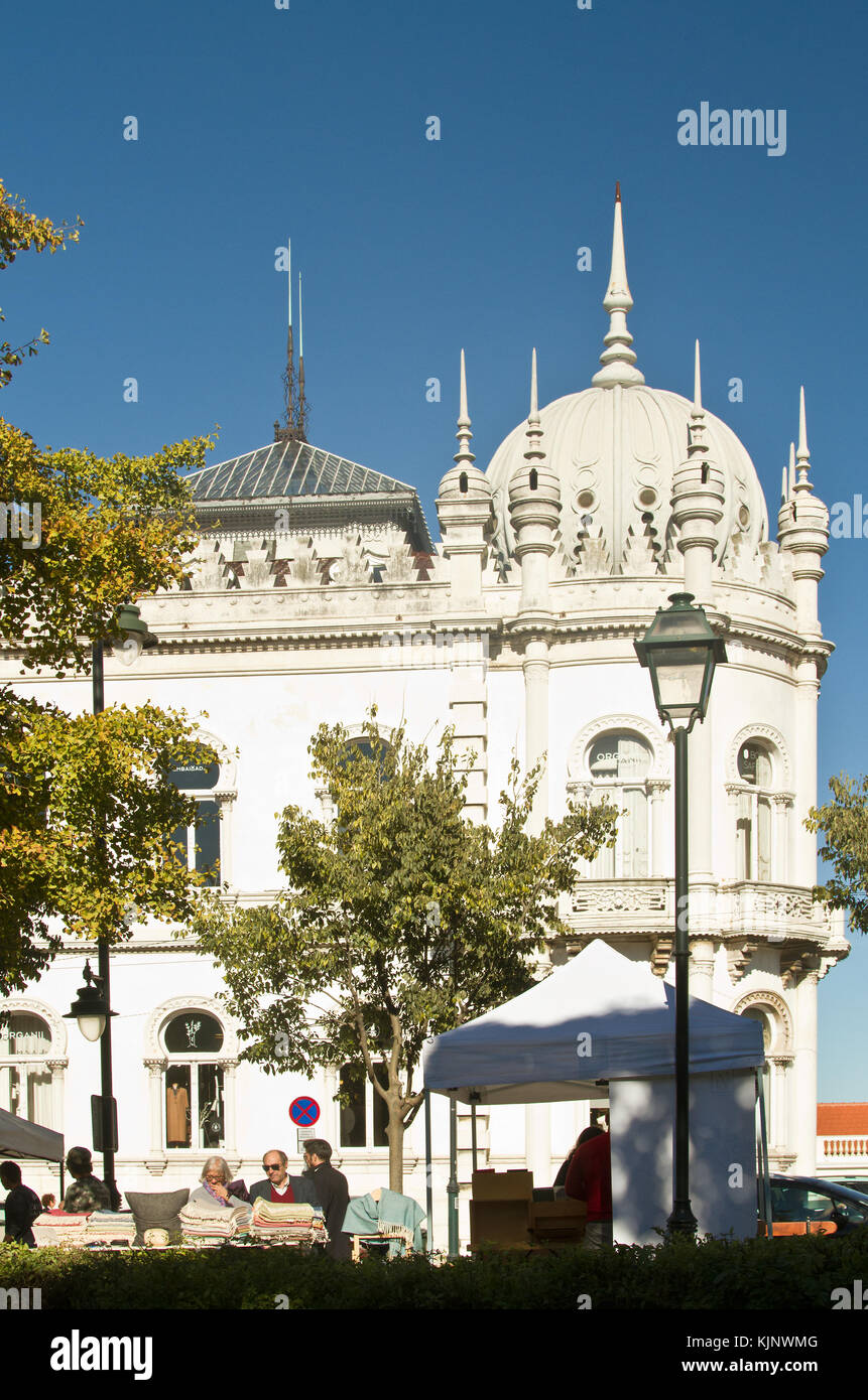 Influence sur l'architecture mauresque de Lisbonne Banque D'Images