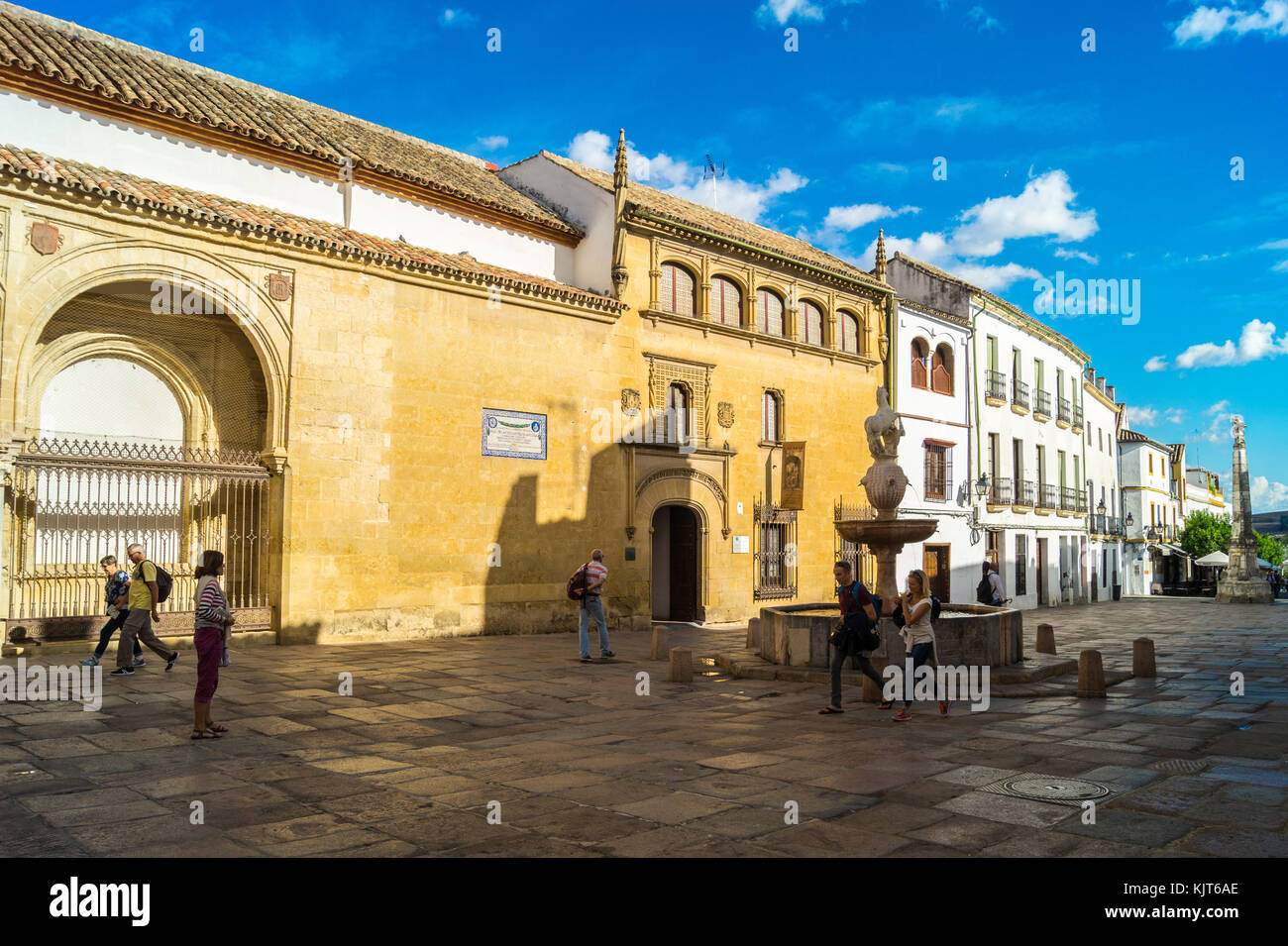 Plaza del Potro, carré de la Colt, Cordoue, Andalousie, Espagne Banque D'Images