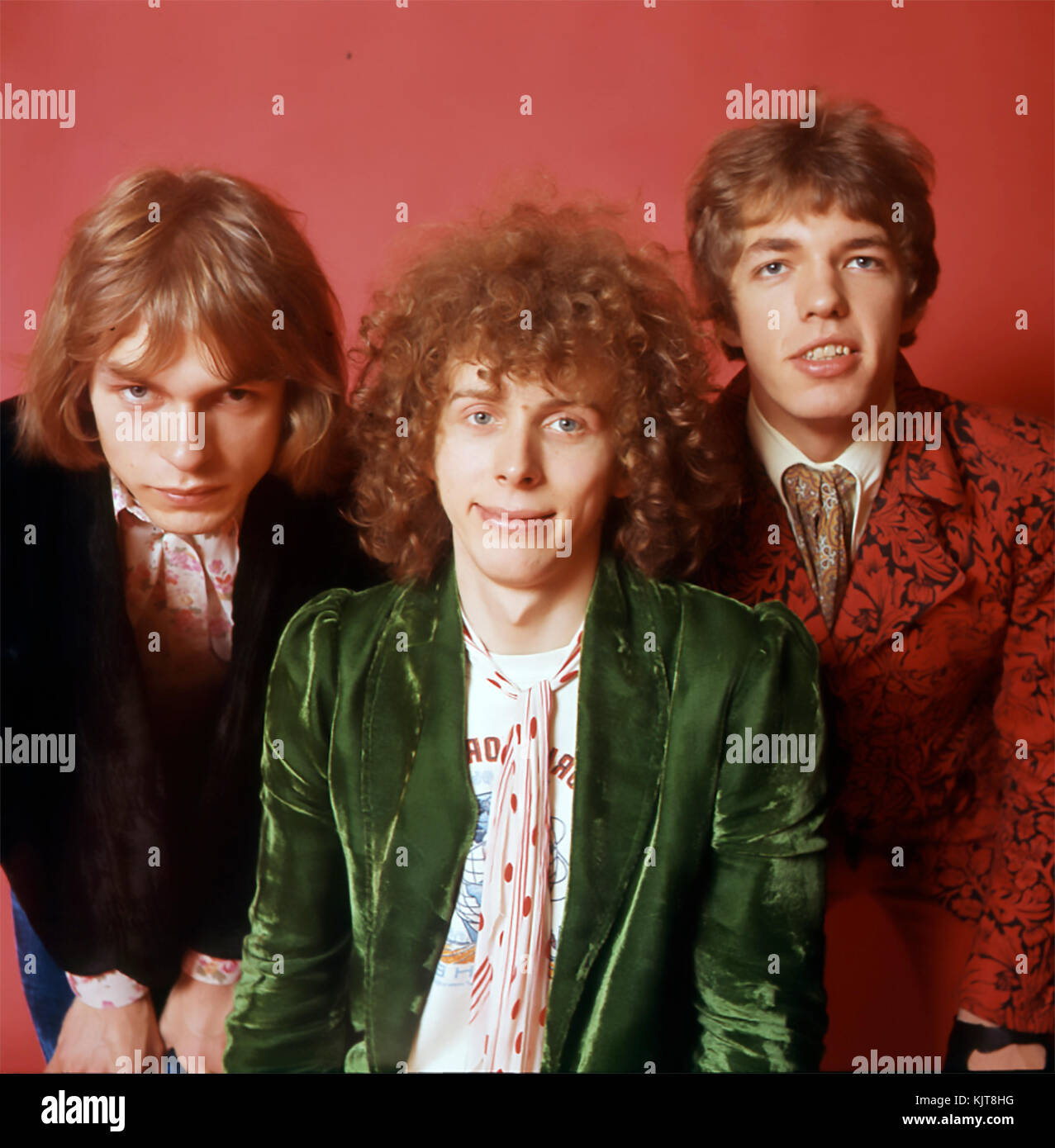 Demain groupe rock/pop britannique en juillet 1967. De Gauche À Droite : Steve Howe, John Alder, John Wood. Photo: Tony Gale Banque D'Images
