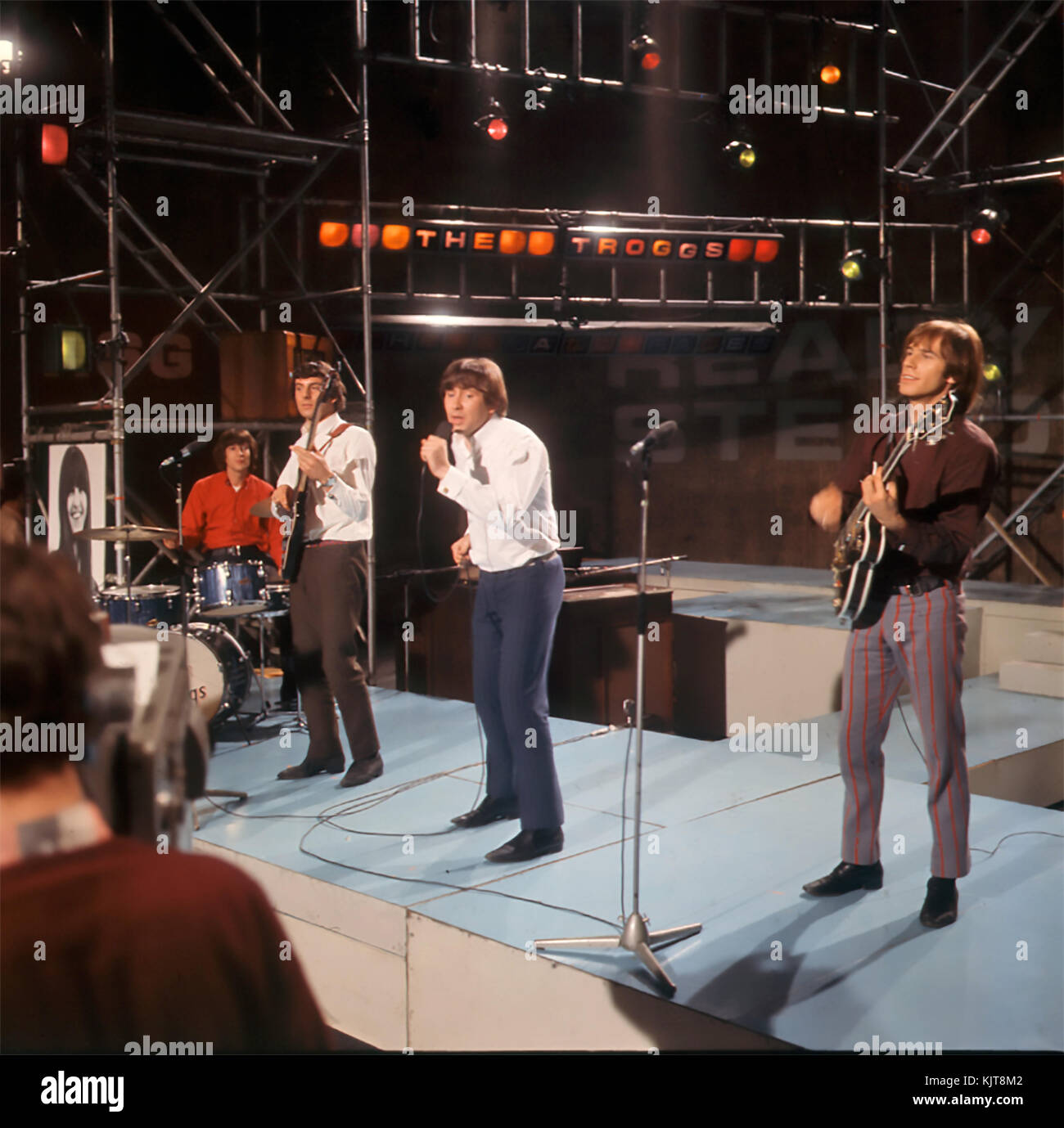 Le groupe rock/pop BRITANNIQUE DE TROGGS sur Ready, Stable, Go ! En 1966 avec photo: Tony Gale Banque D'Images