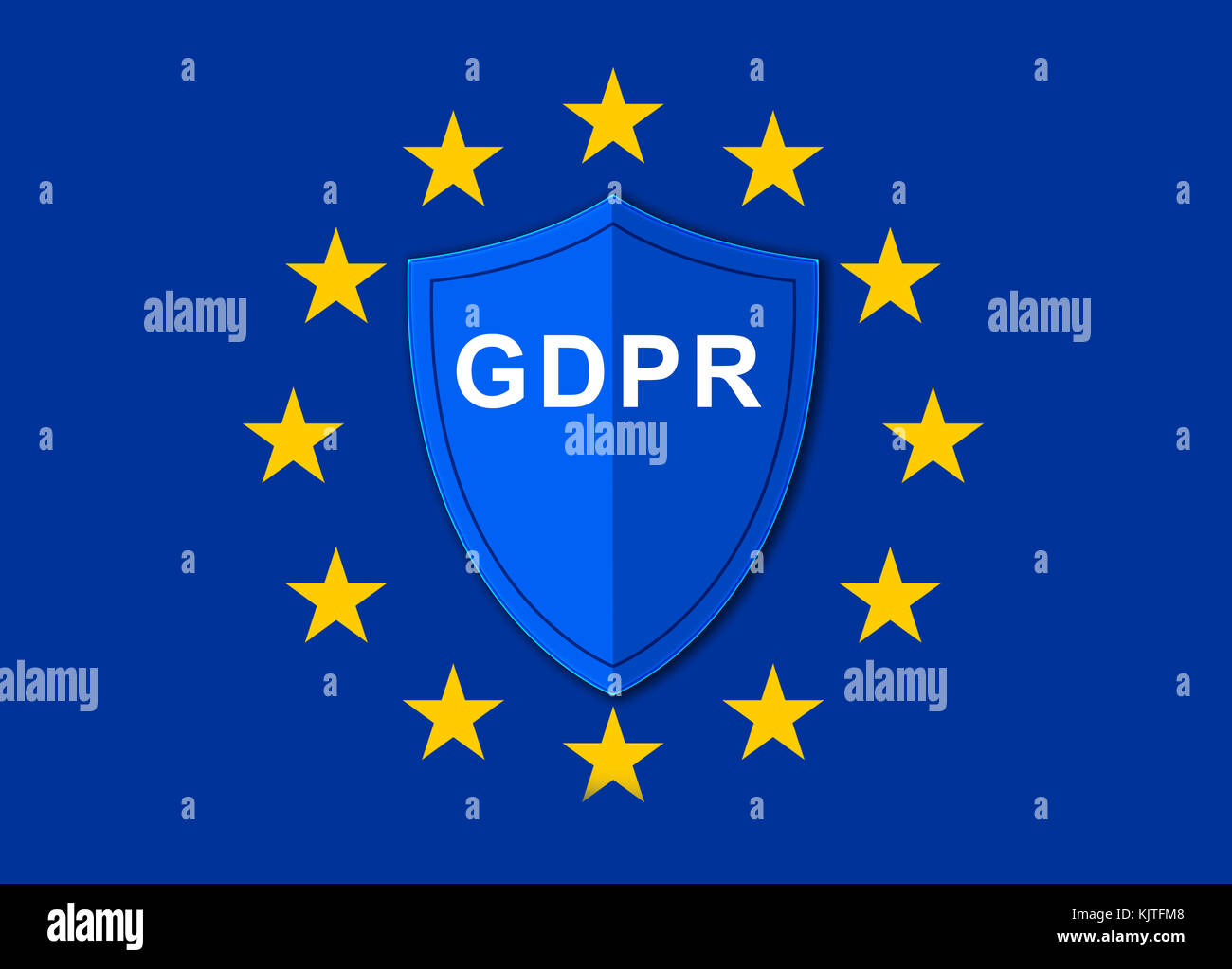 Règlement général sur la protection des données (pibr) Banque D'Images