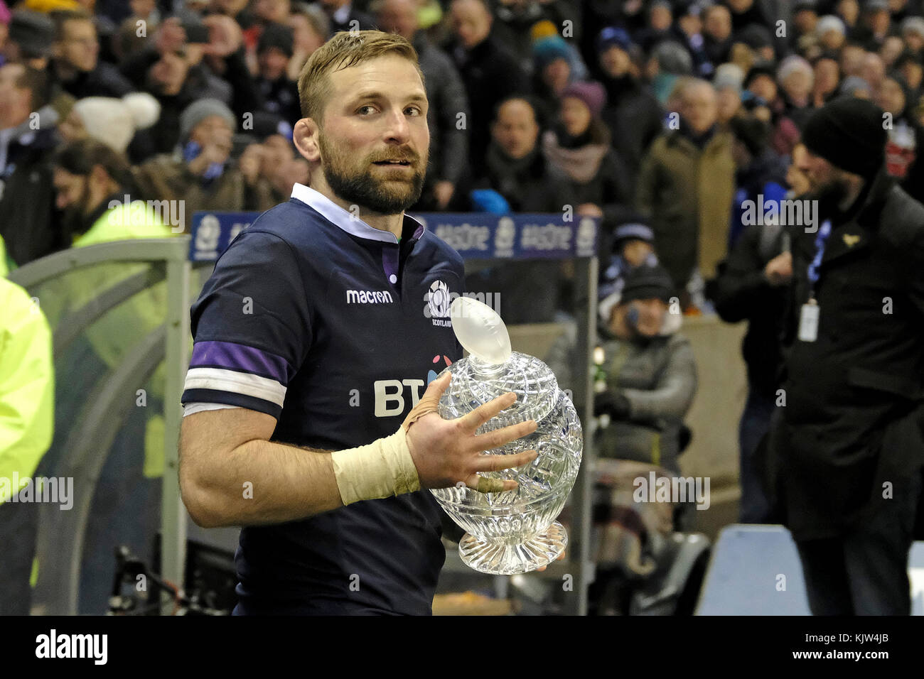 Bt, Édimbourg Murrayfield Stadium, au Royaume-Uni. 25 novembre, 2017. Les tests d'automne légende : Ecosse Australie hôte à bt stade Murrayfield dans le troisième et dernier de l'automne accueil tests. ( Crédit : rob gray/Alamy live news Banque D'Images