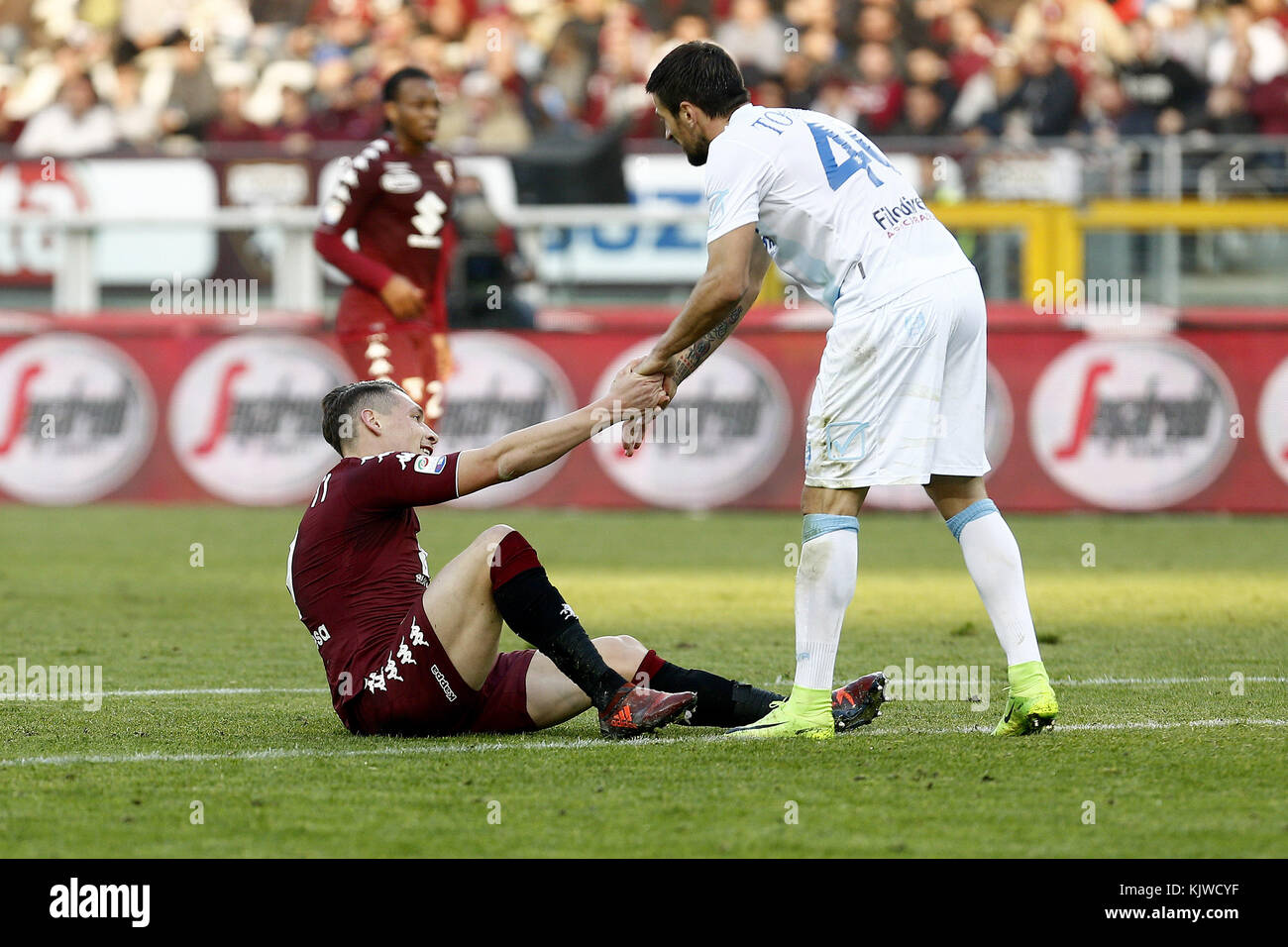 Torino, Italia. 19 nov, 2017 Turin vs Chievo Vérone. serie a tim campionato torino 2017-2018 19-11-2017 luca tricarico/agence de l'ipa nella foto : andrea belotti : crédit photo agency indépendante/Alamy live news Banque D'Images