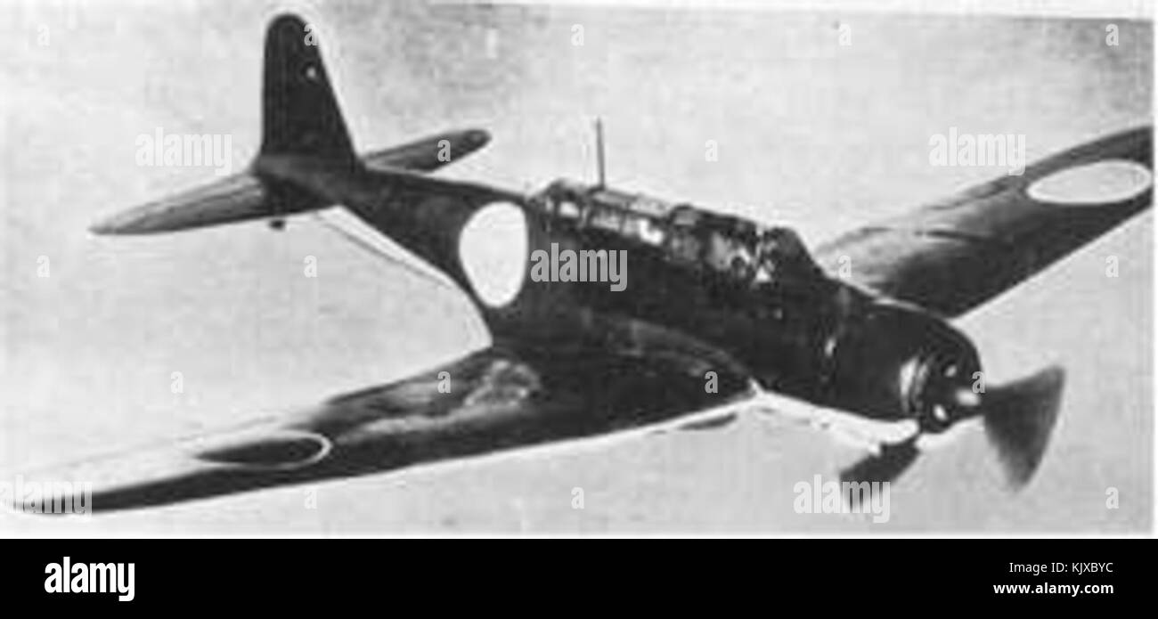 Nakajima B5N2 Kate en vol Banque D'Images