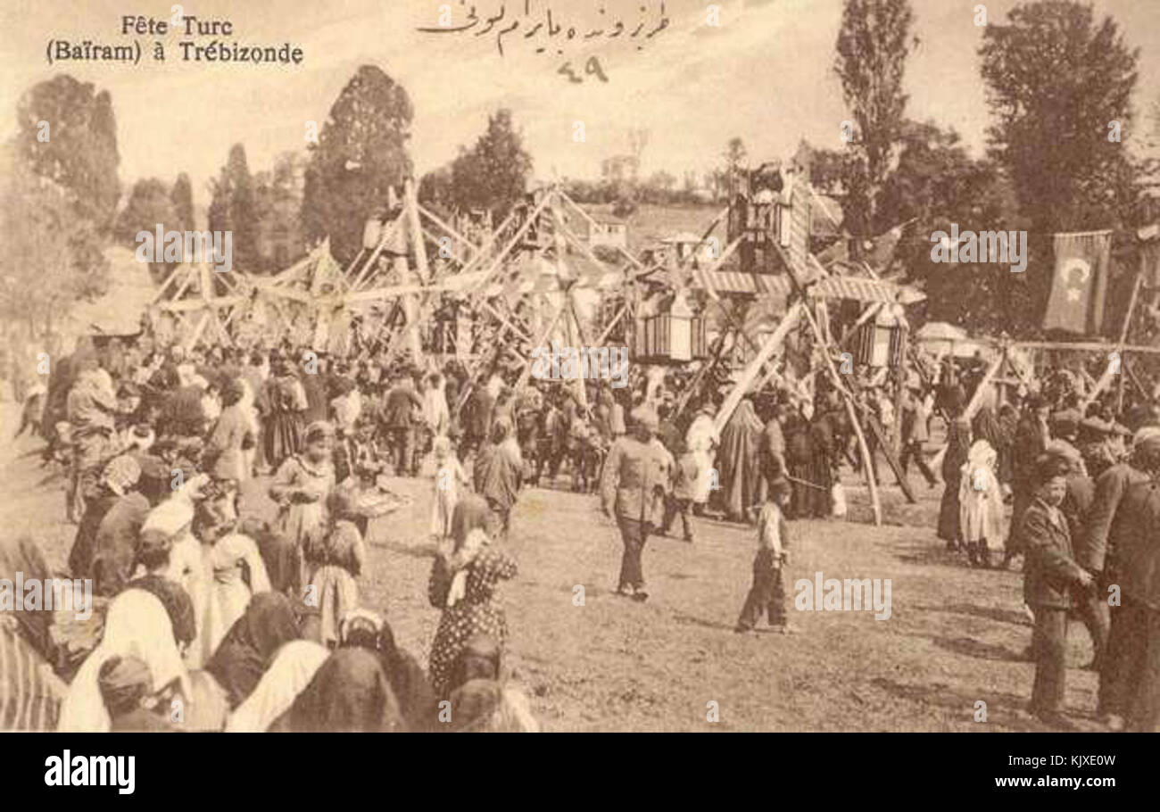 Bayram à Trabzon Banque D'Images