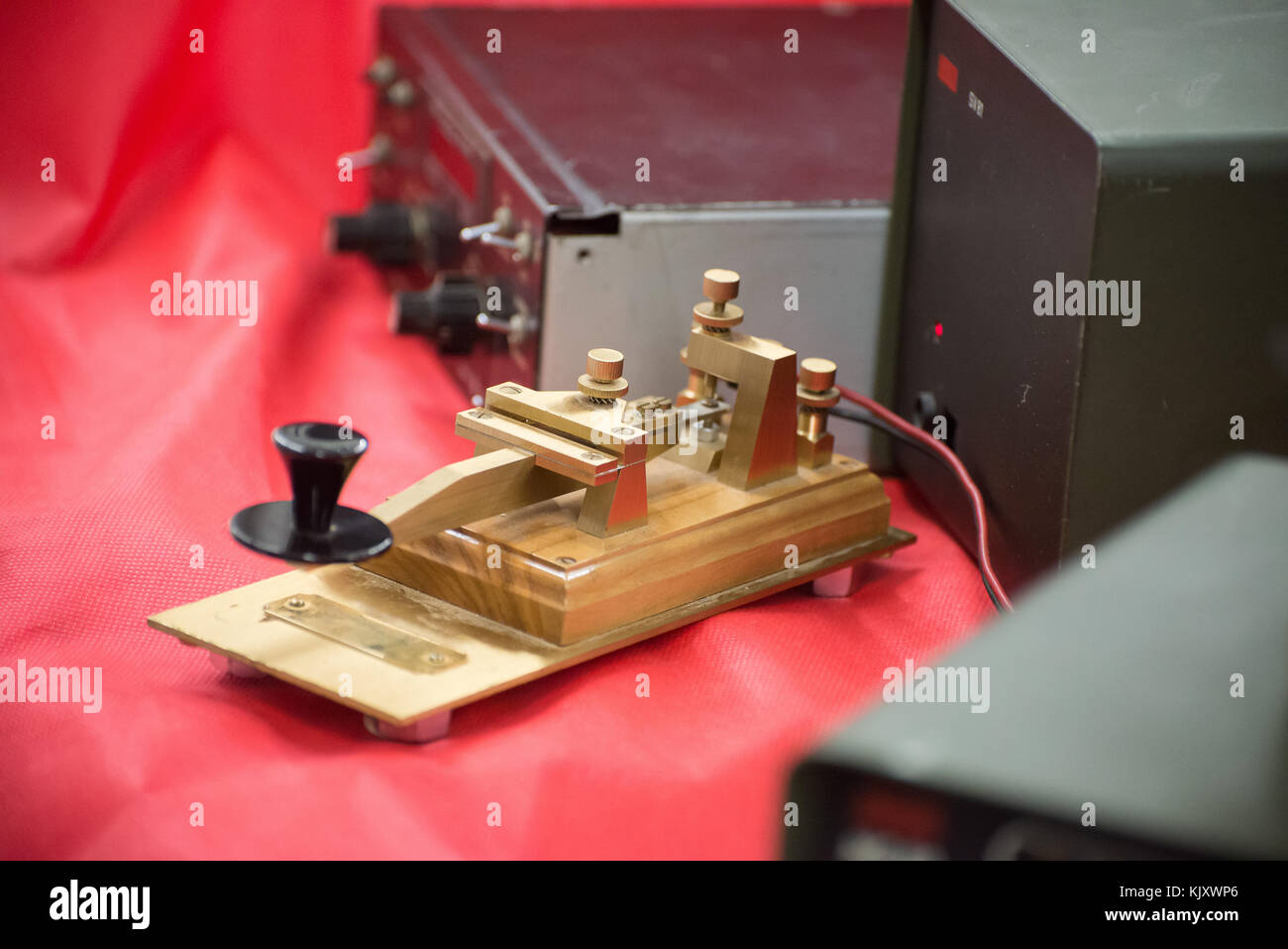 Message de transmission wwii Banque D'Images