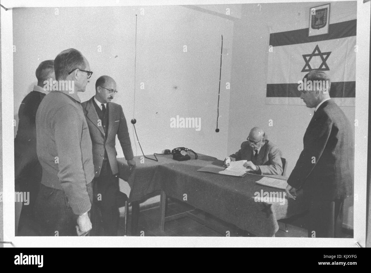 Extension de Adolf Eichmann arrestation1961 Banque D'Images