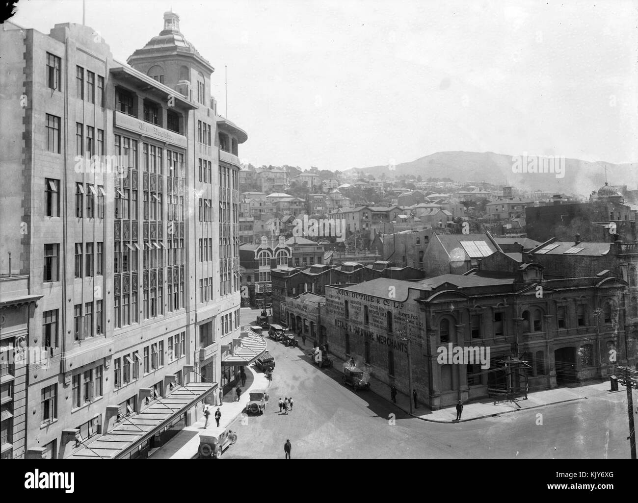 Dominion Building, Wellington, 1930 Banque D'Images