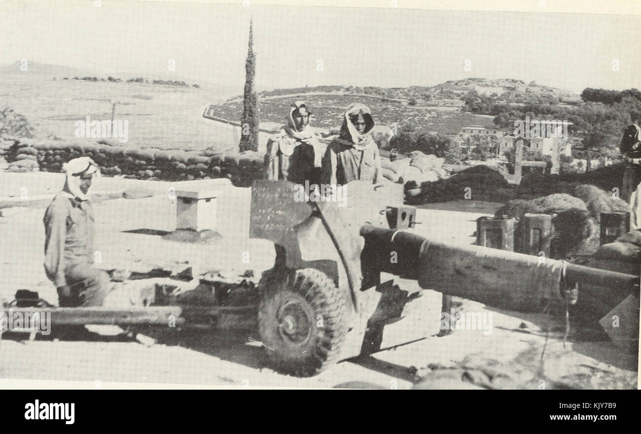 Pistolet sur toit de Latroun pollice gare Banque D'Images