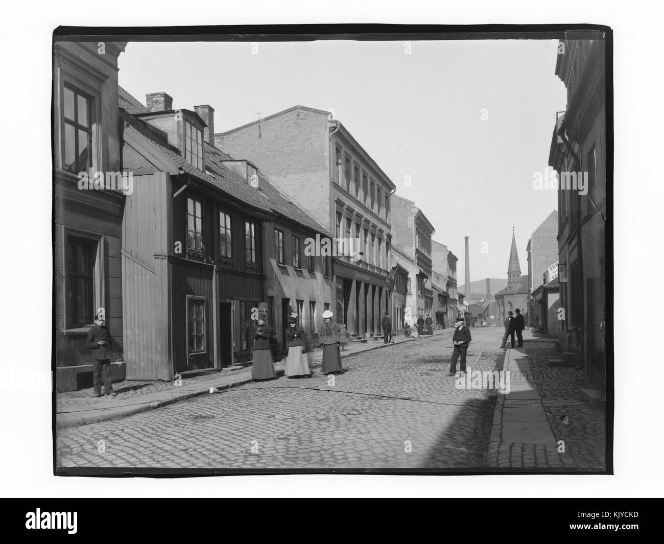 Oslo. Lakkegaten NB MS G4 0382 Banque D'Images