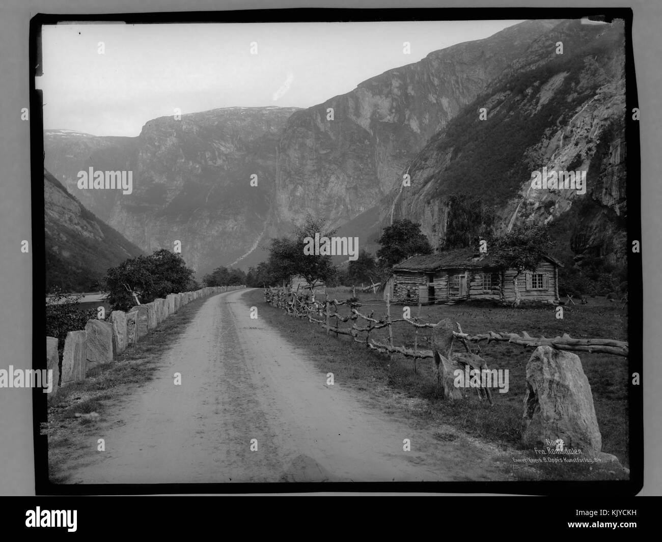 Norge. Fra Romsdalen NB MS G4 0002 Banque D'Images