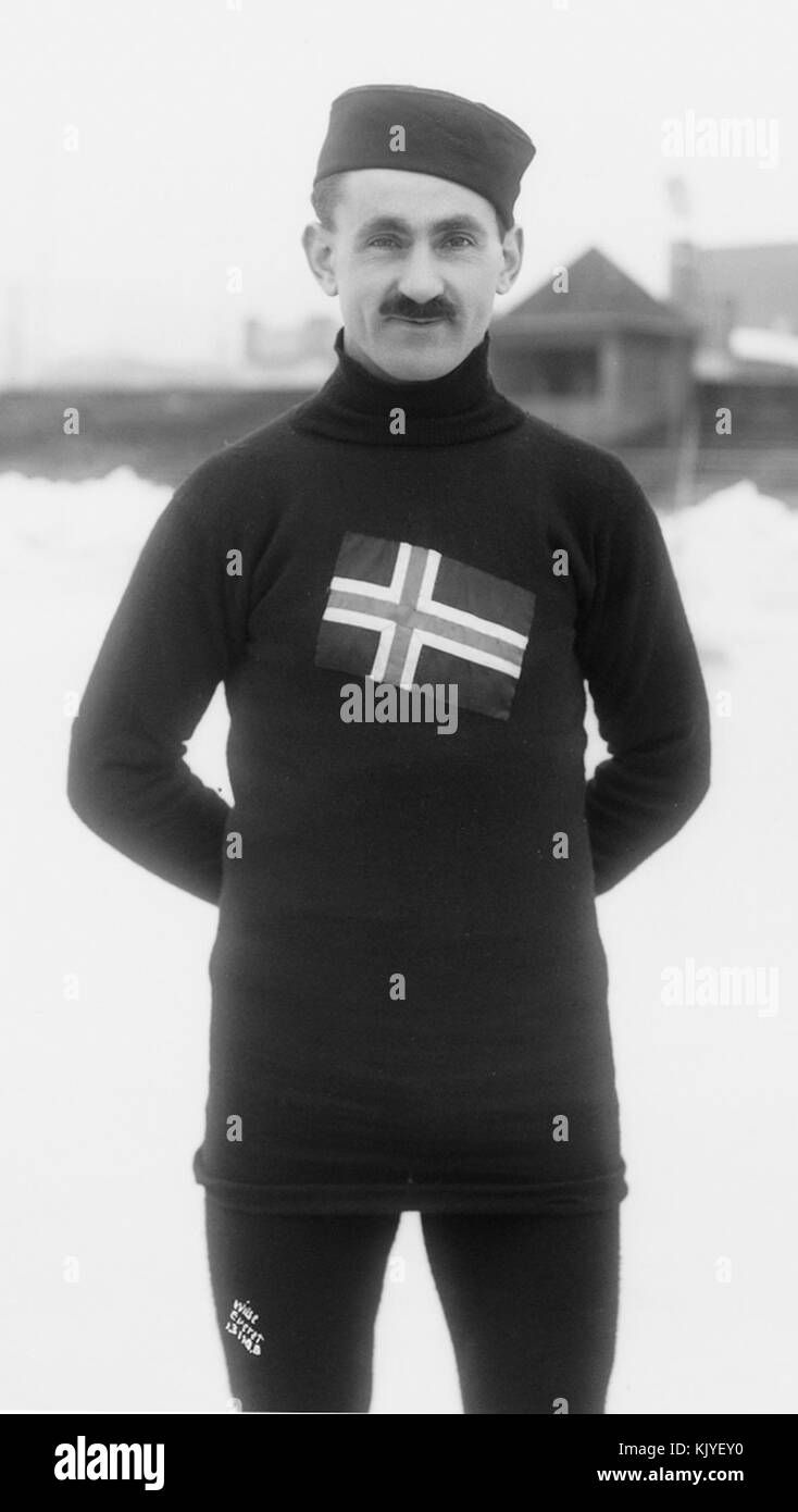 Oscar Mathisen 1920b Banque D'Images