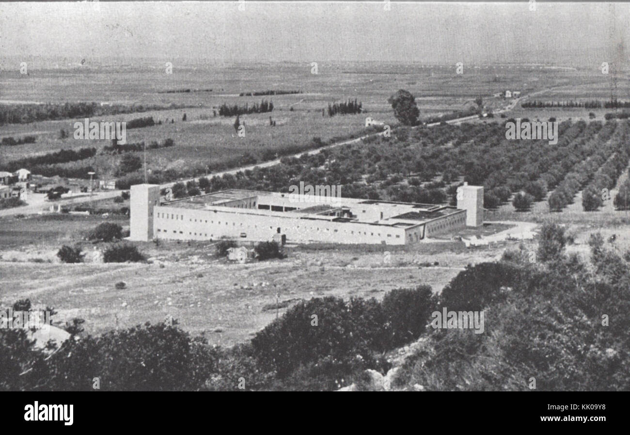 Israël 47078 bâtiment de la Police à Zichron Yaacov Banque D'Images