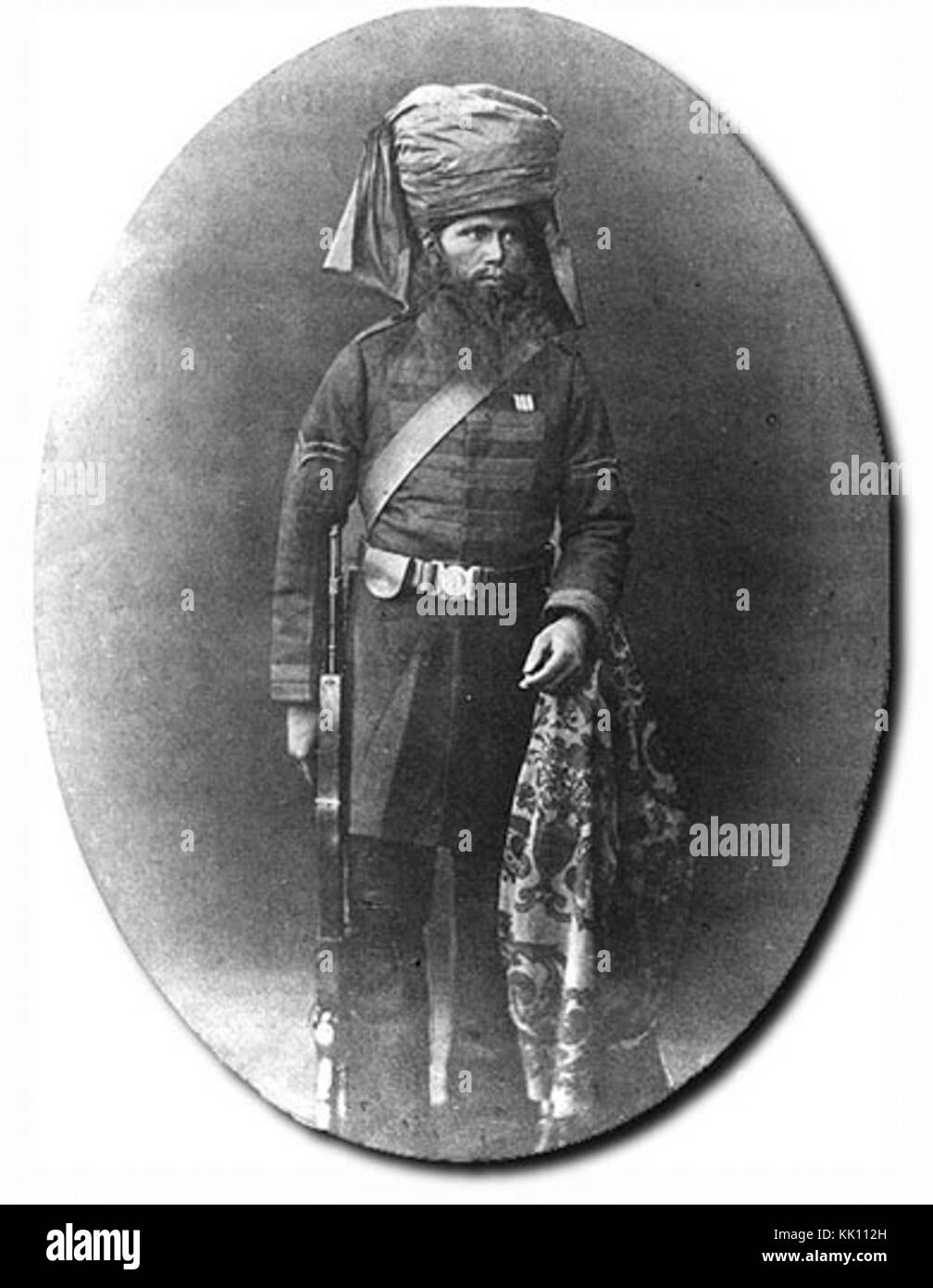 27e Bombay 1865 Inf indigènes. L Naik Wazir Khan Banque D'Images